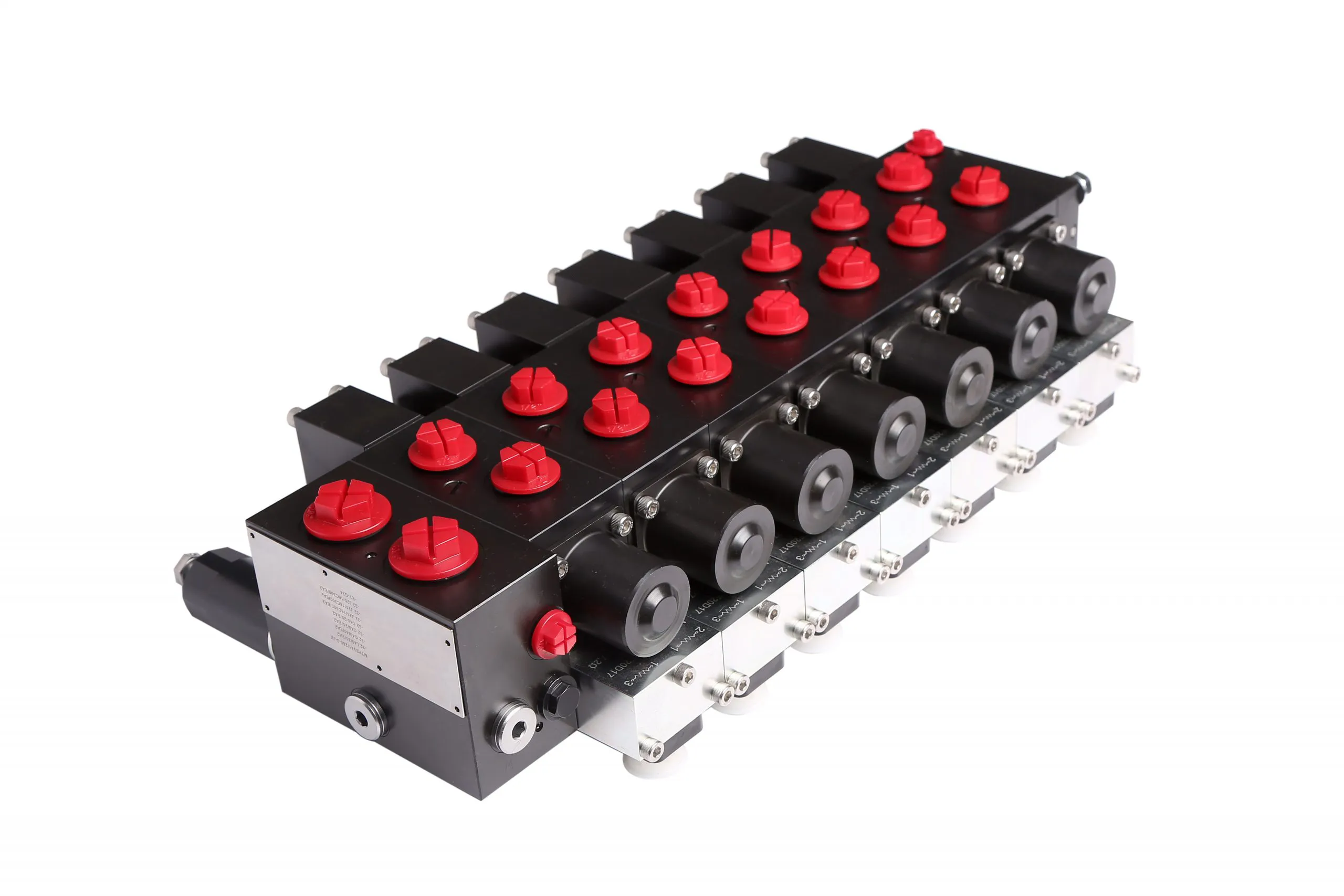 A proportional directional spool valve, features a modular design with a stackable assembly system.