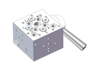 A shuttle valve with a directional control function can be installed together with a joystick pilot handle